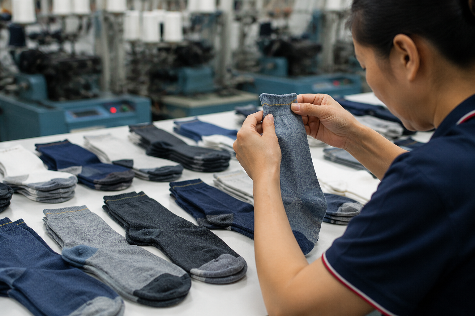 AQL Inspection for Custom Socks: Defects and Sampling