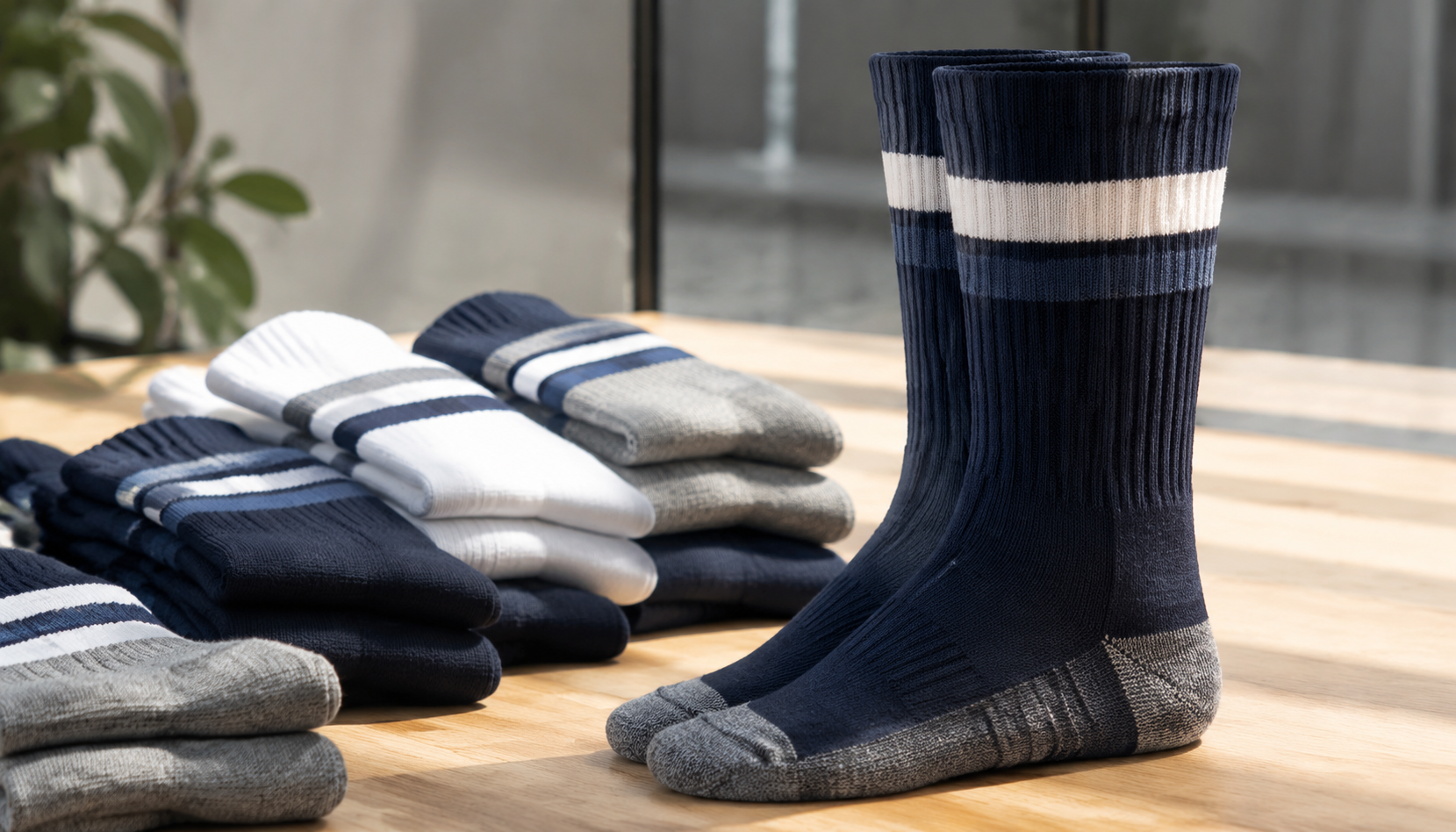 Custom Crew Socks: Wholesale & Logo Maker Guide