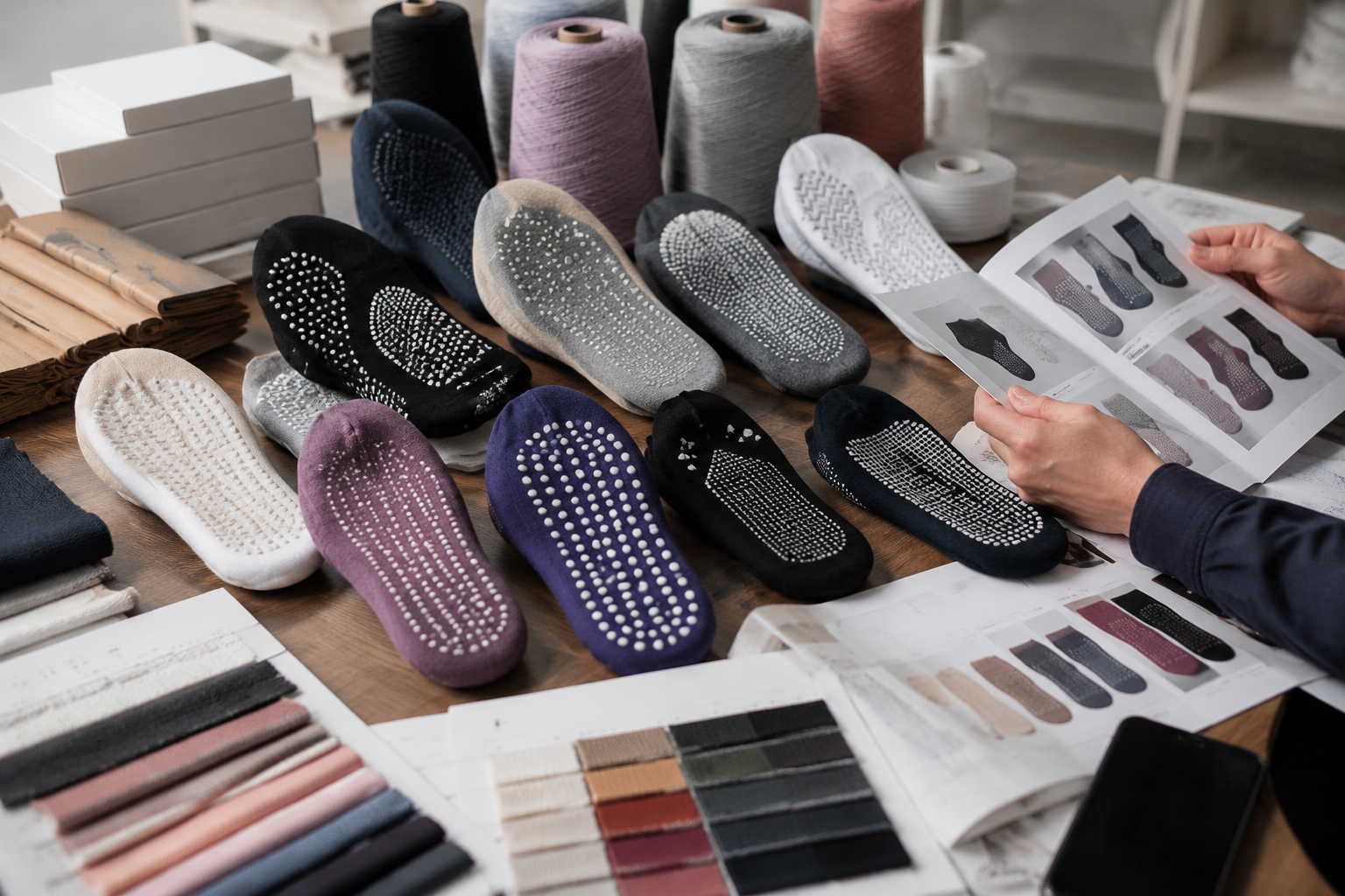 Custom Made Sticky Socks Bulk: A Buyer Brief for OEM Orders