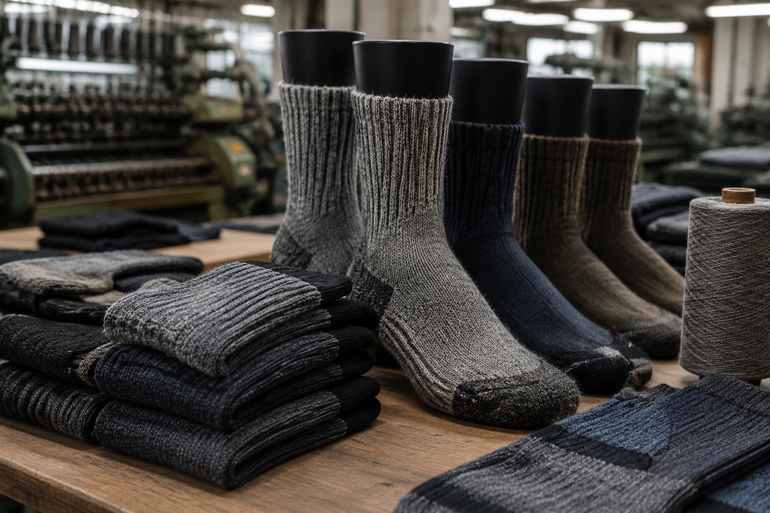 Custom Merino Work Socks for Cold Weather Teams