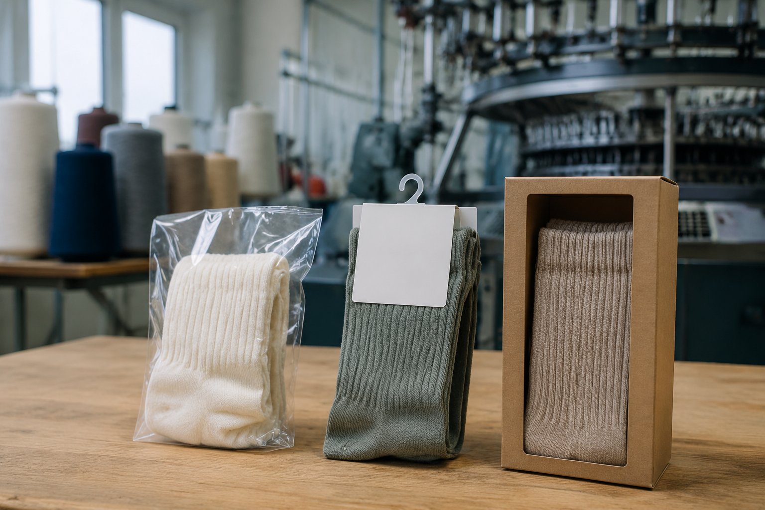 Custom Sock Packaging Costs: Polybag, Header, Box