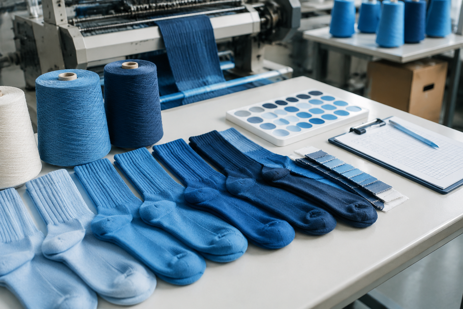 Custom Sock Pantone Dyeing: Batch Control Guide