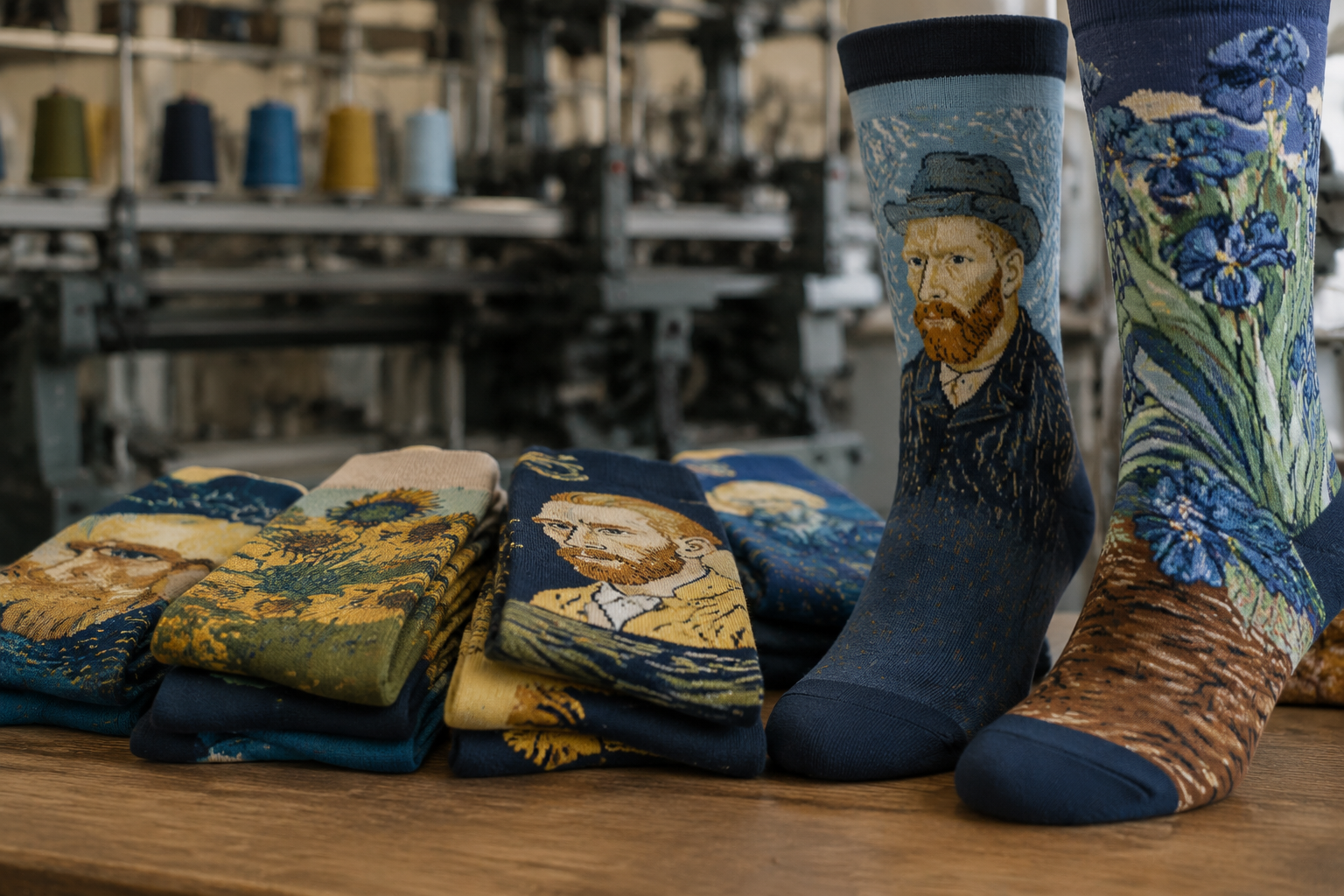 Custom Socks for Museums and Gift Shops