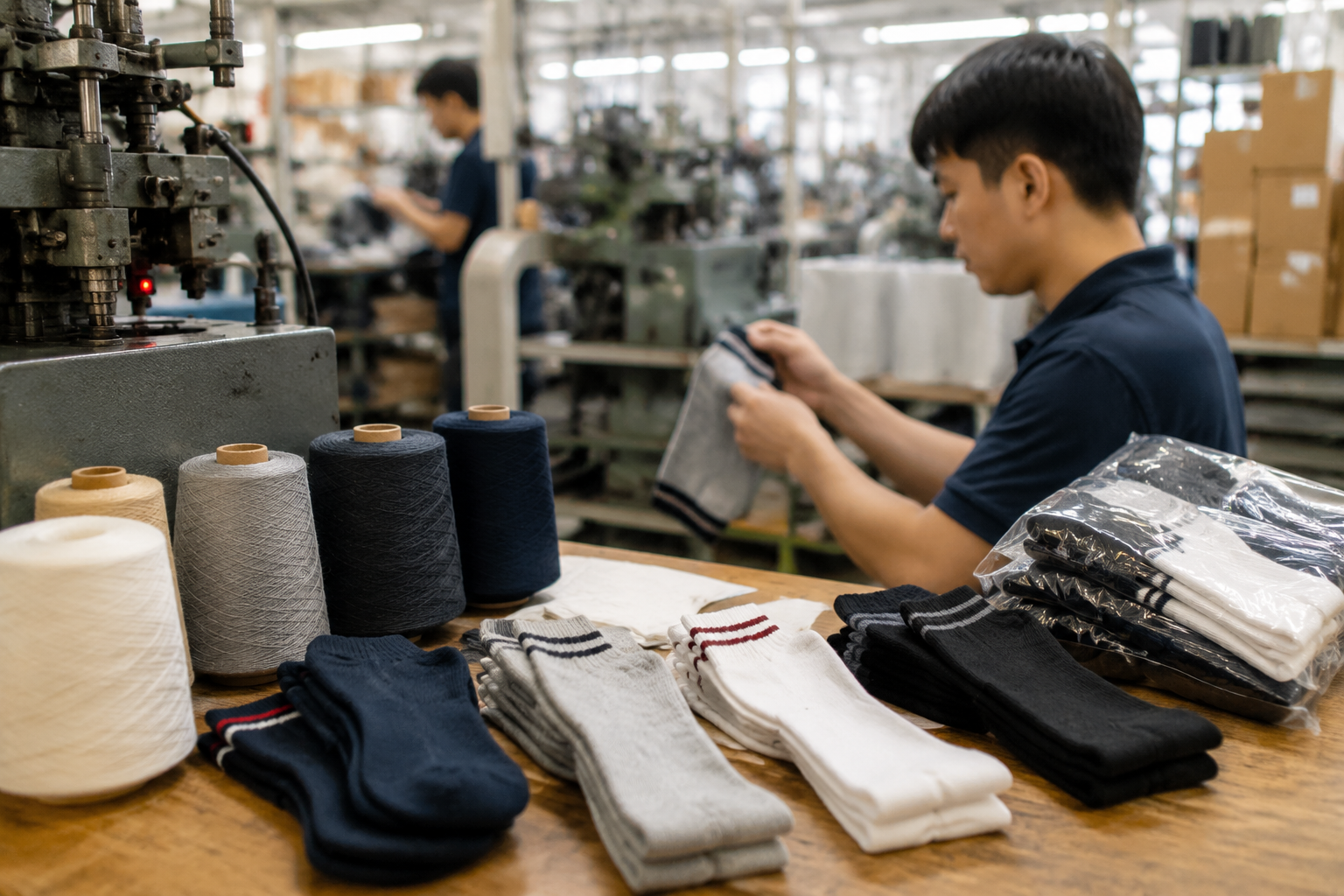 FOB vs EXW vs CIF for Sock Imports from China