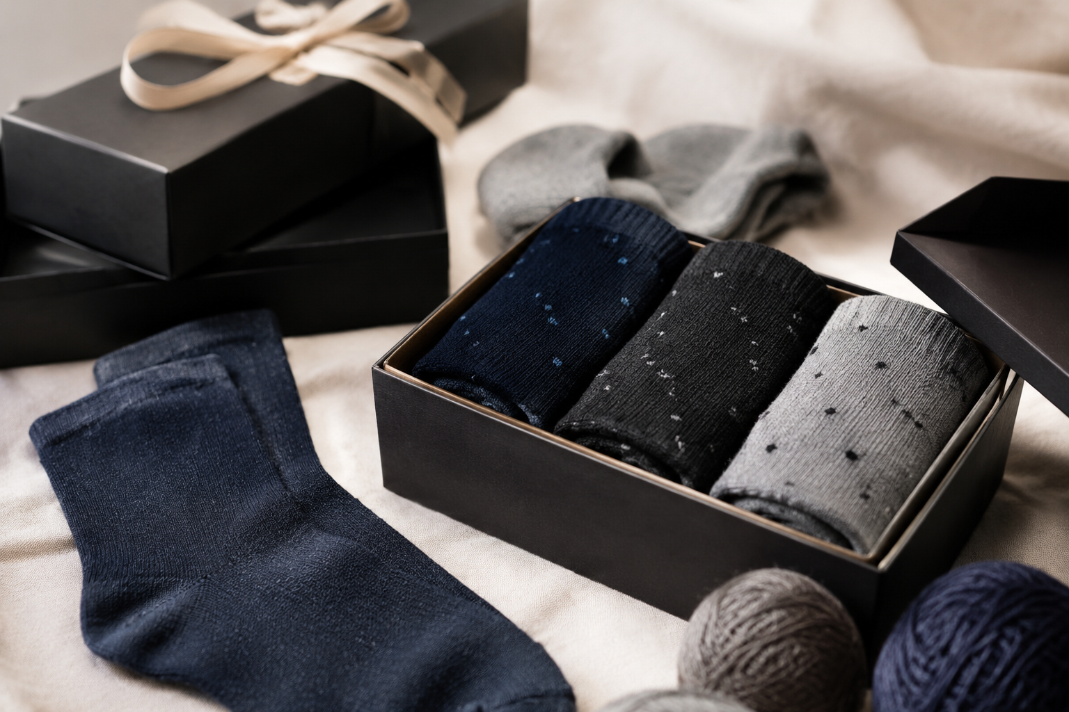 Gift Box Socks for Premium Retail and Corporate Sets