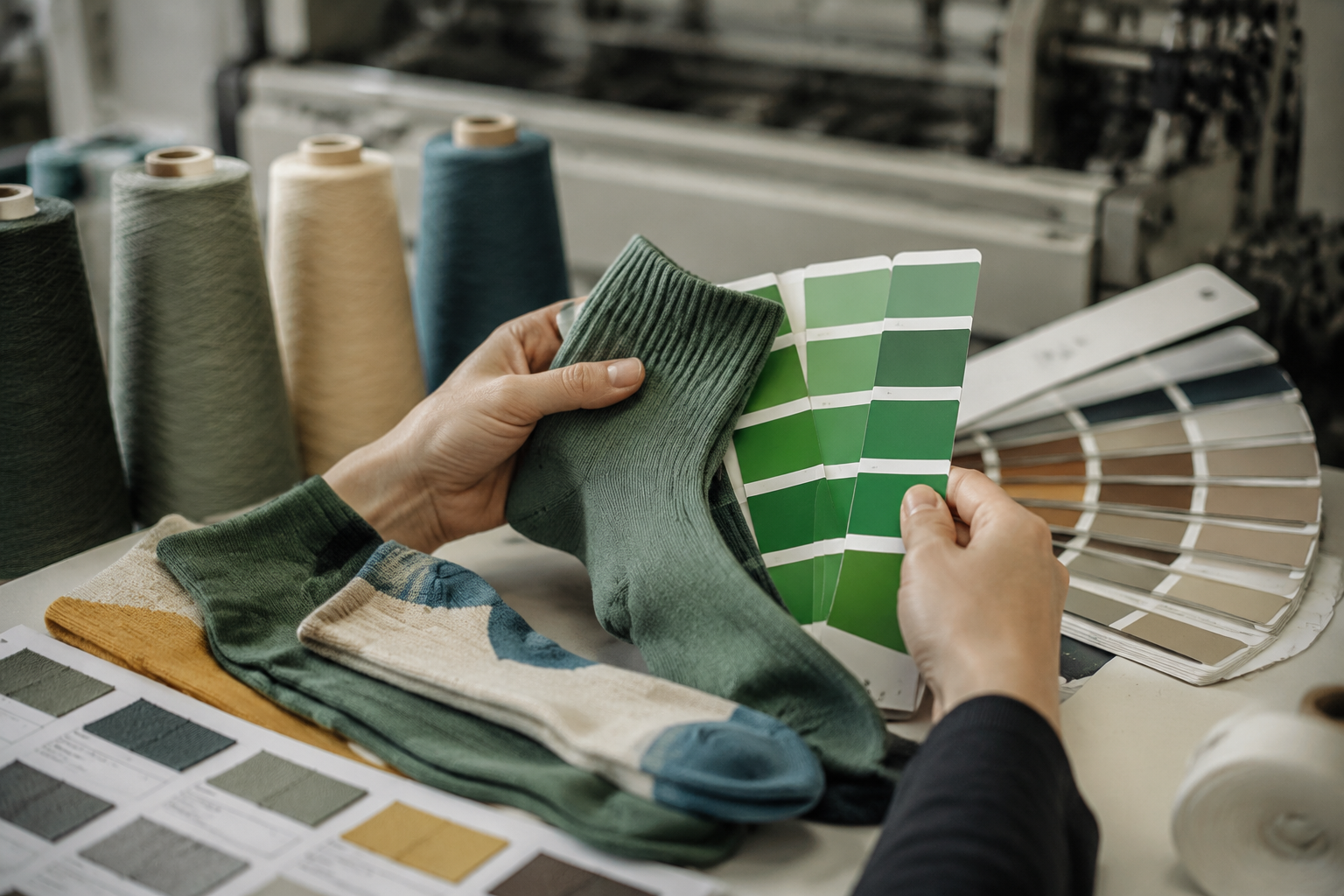 Pantone Matching for Custom Socks and Brand Colors