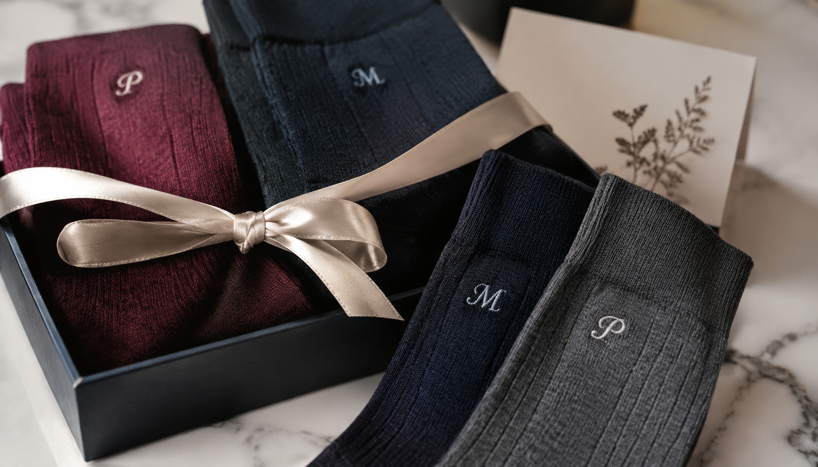 Personalized Name & Monogram Socks: Gift Guide