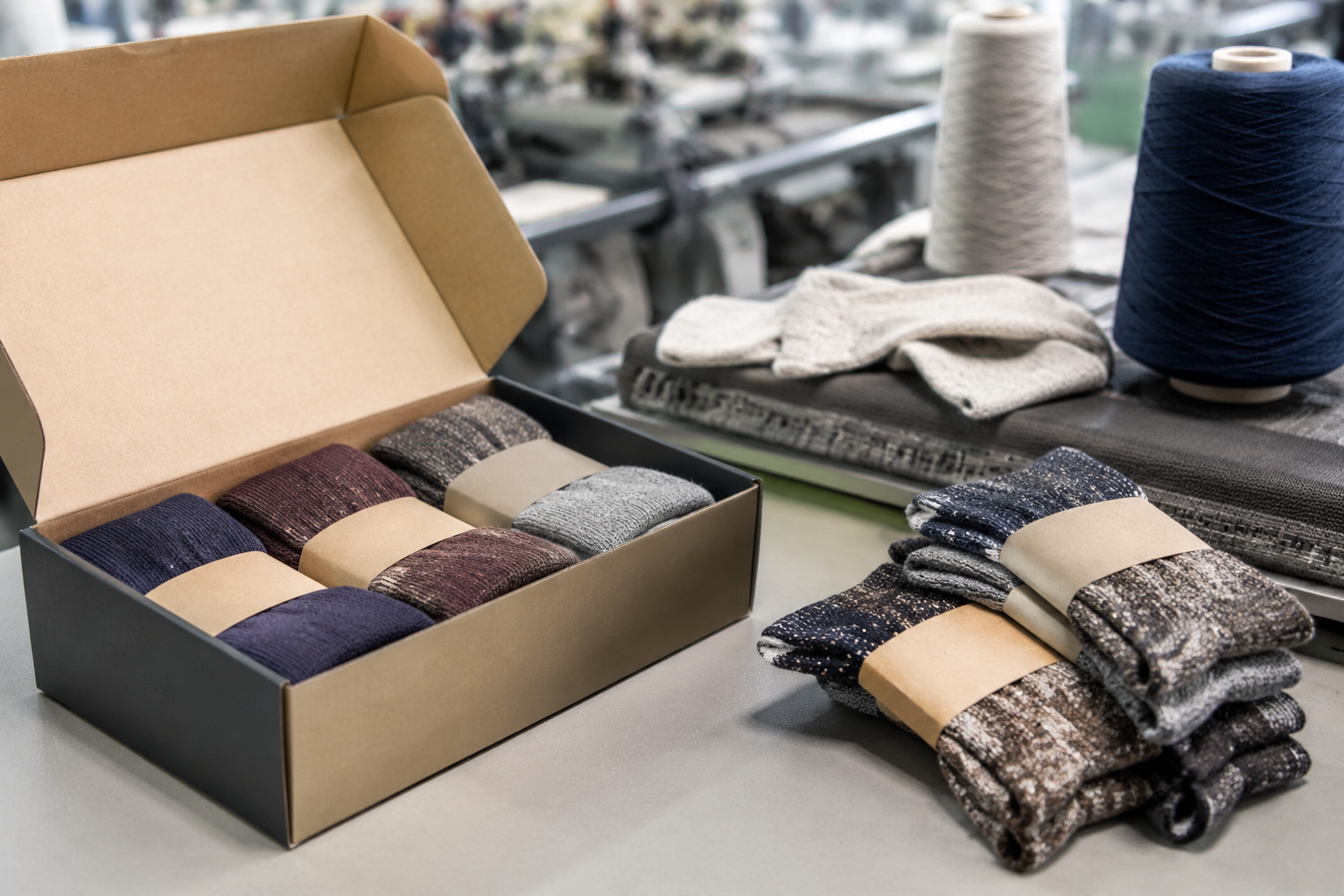 Private Label Sock Box Design for Retail and E-commerce
