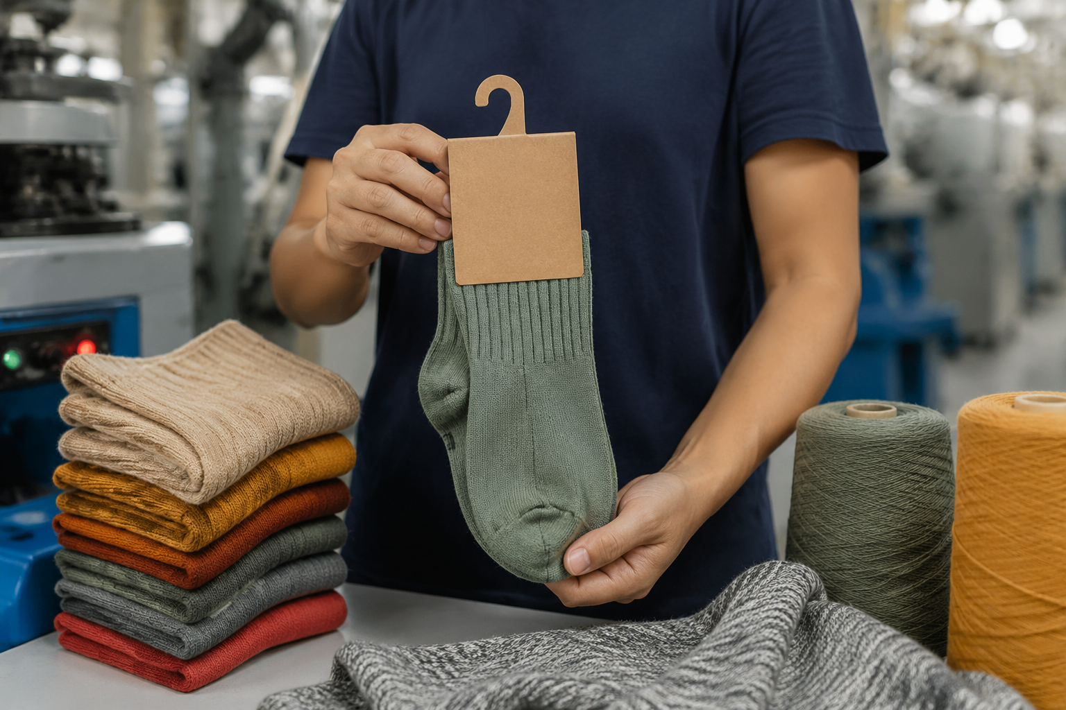 Private Label Sock Hang Card Design for Wholesale Buyers