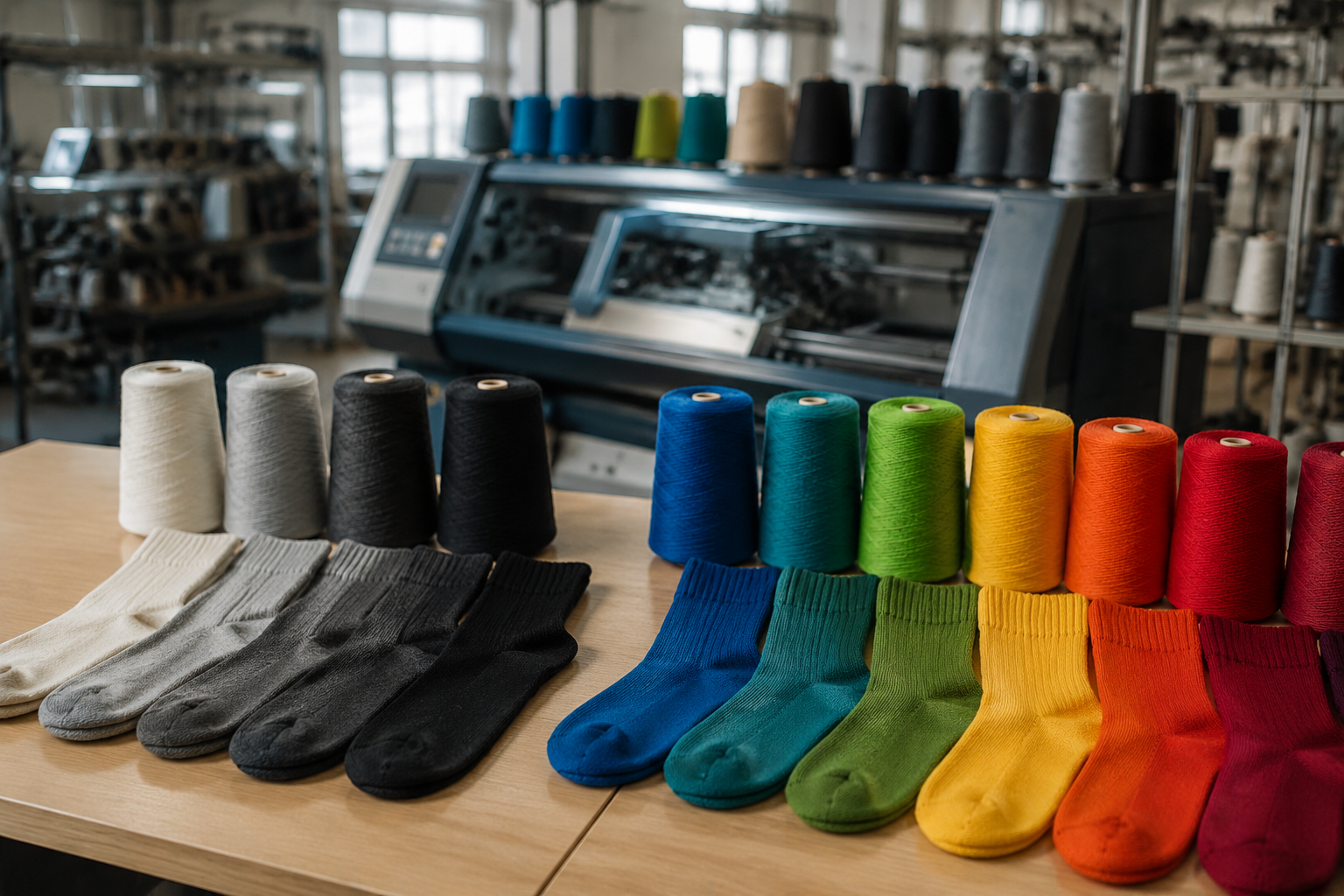 Stock Yarn vs Custom Dyed Yarn for Sock Programs