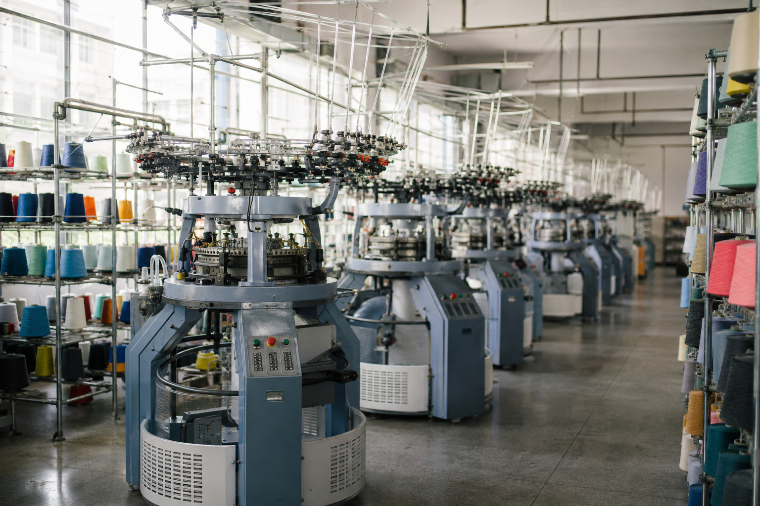 ZheSock Modern Sock Manufacturing Factory in Zhejiang China
