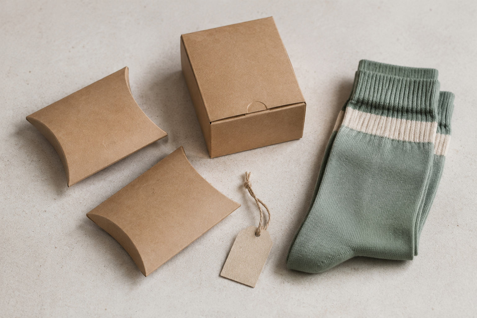 Custom Sock Packaging Hangtags Sleeves Boxes